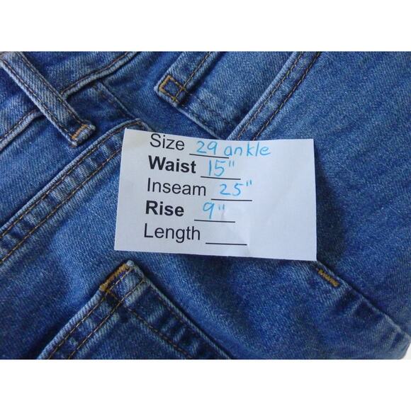 Everlane The Original Cheeky Jean Blue Wash Fade Size 29 ankle - Picture 6 of 6